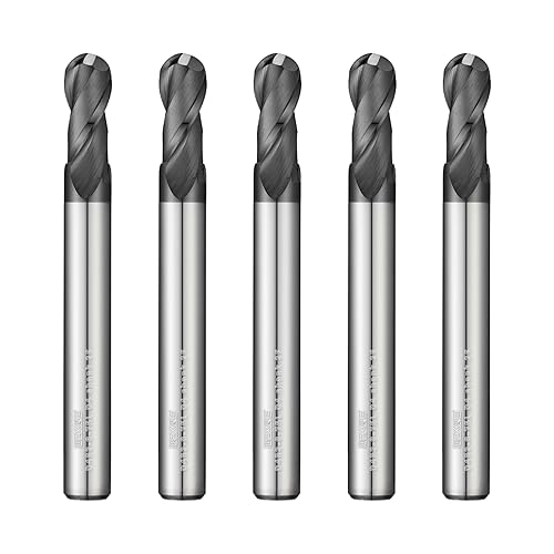 Miniatura 29 de Herramientas de punta de carburo de punta de bola, revestimiento MAH, corte CNC para acero inoxidable, aceros endurecidos, aleaciones de alta