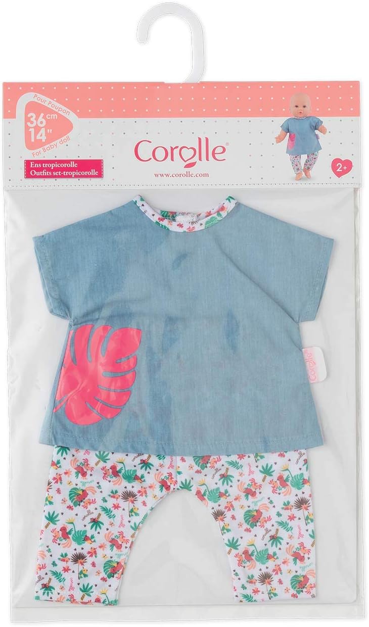Corolle - Mon Grand Poupon Outfits Set - Tropicorolle for 14'' Baby Dolls
