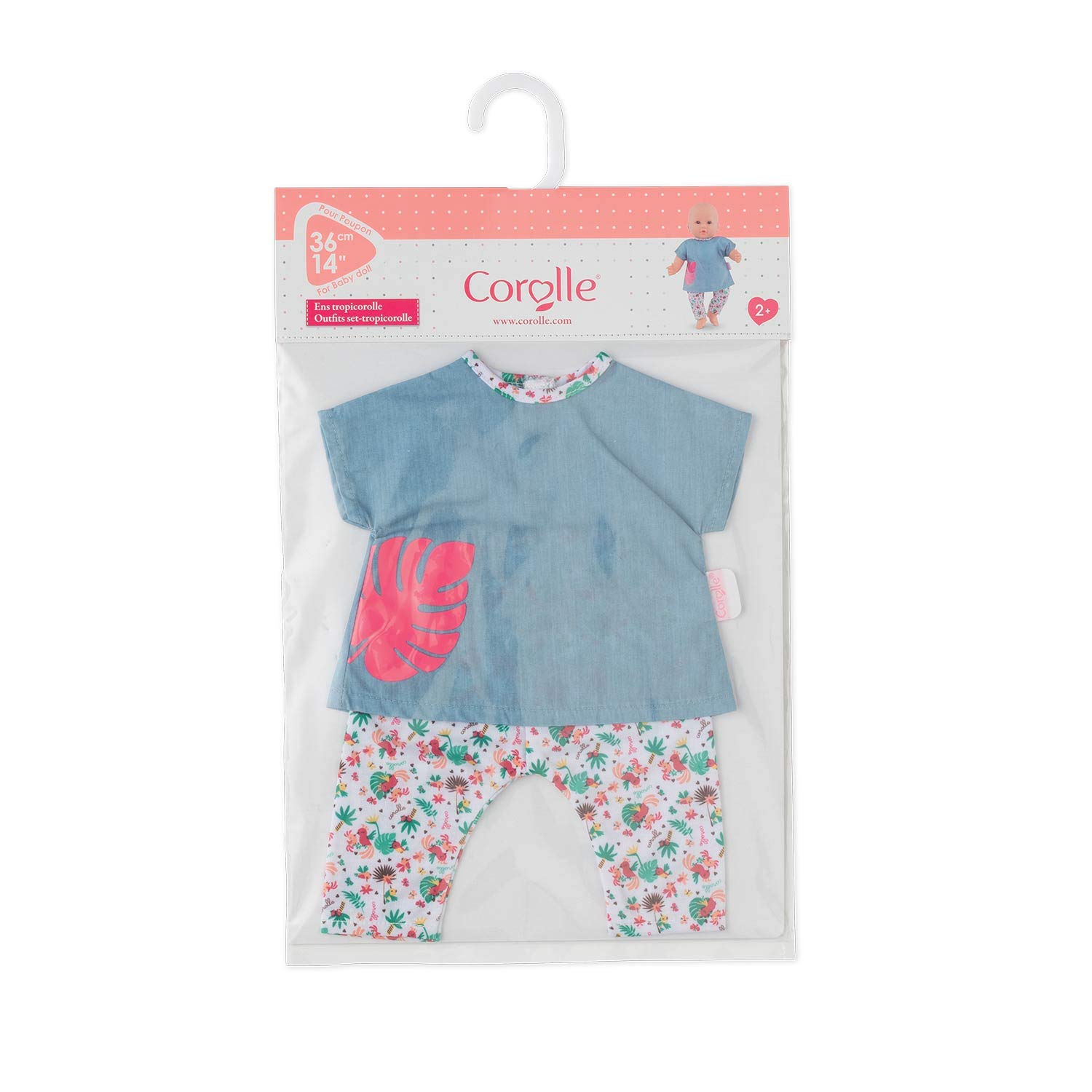 Corolle Mon Grand Poupon Outfit – Tropicorolle Kleidungsset Für 36 Cm Babypuppen