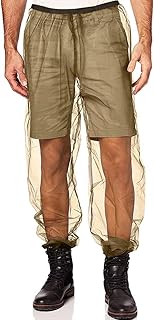 Umora 虫よけ ズボン パンツ 足カバー ガード 菜菜畑 夜釣り キャンプ メッシュ 通気 長靴にぴったり 屋外 夏場 農作業 草むしり用