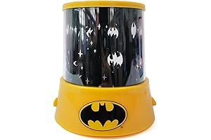 Idea Nuova Batman Color Changing Projection Kids Lamp and Nightlight