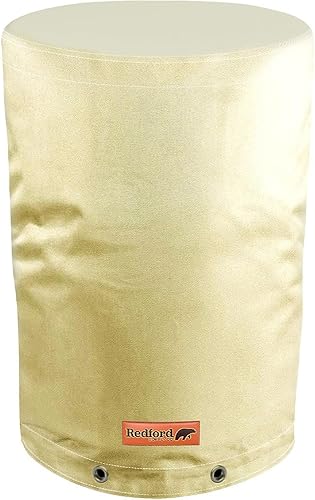 Vista 18 de Redford Supply Co. Cold Snap (5°F) - Cubierta aislante redonda para tanque de presión, 3 vías, 8 pulgadas de diámetro x 12 pulgadas de alto, Beige