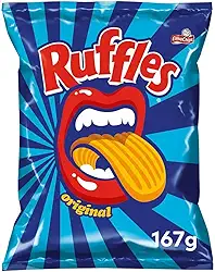 Batata Frita Ondulada Original Elma Chips Ruffles 167G Embalagem Econômica