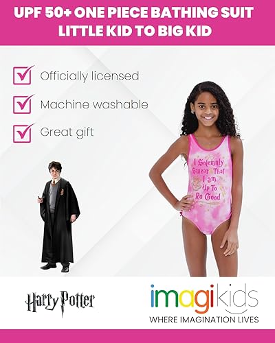 Miniatura 2 de Harry Potter Traje de baño de una pieza con teñido anudado para niñas pequeñas y grandes
