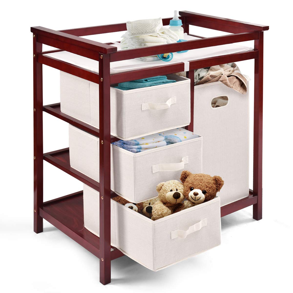 basket changing table