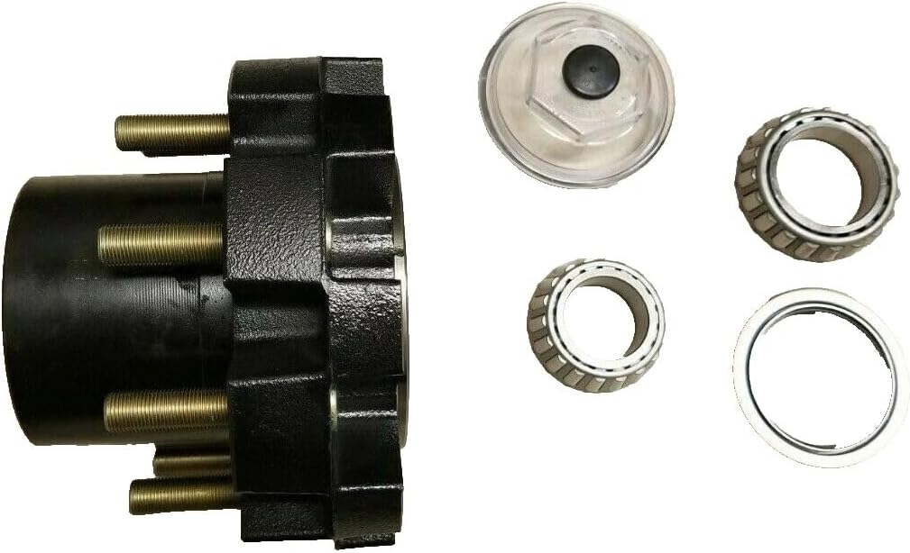 BD044-H-KIT Trailer Axle Brake Hub 4.75" Stud 5/8"-18 No of Stud Included Hub Cap for Dexter 10K GD Lippert 8-288-3 9-44 LCI 10-2875-06