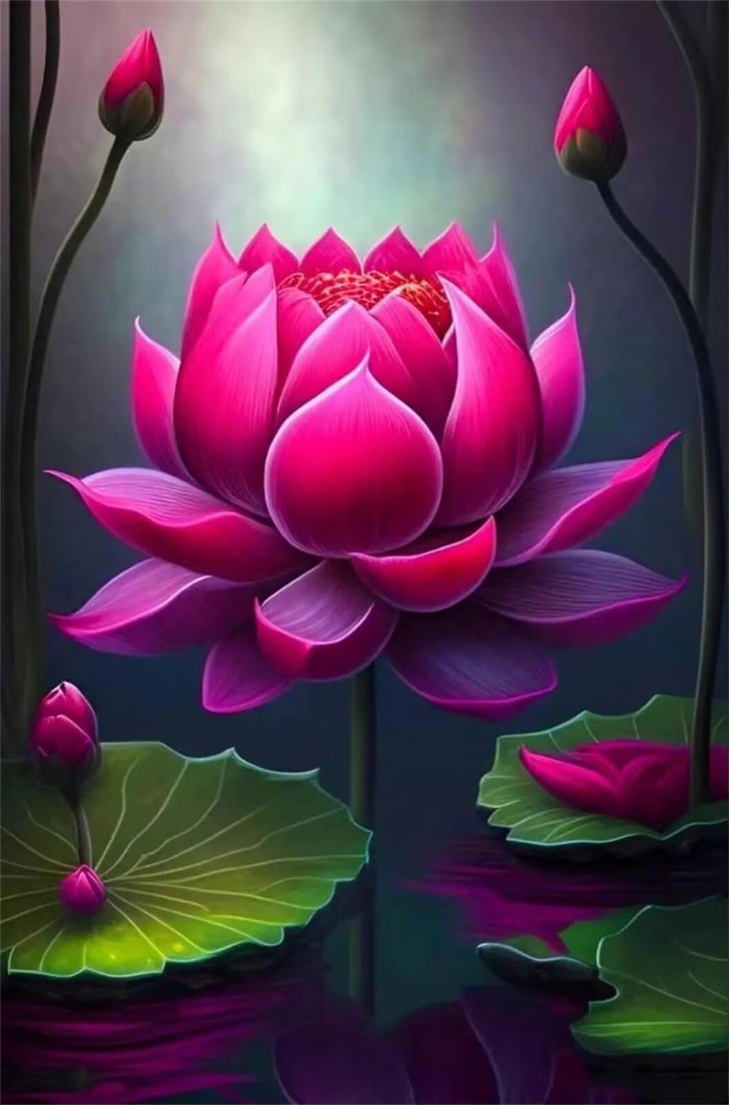 Puzzle 2000 Pezzi Fiore Loto Puzzle Classici, Giochi Rilassamento e Intelligence, Puzzles Impossible, Idea Regalo Uomo e Donna