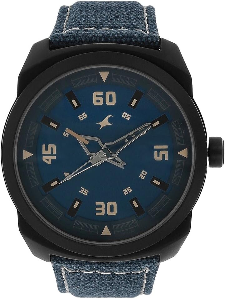 Fastrack Men's Ots Explorer Analog Blue Dial Watch