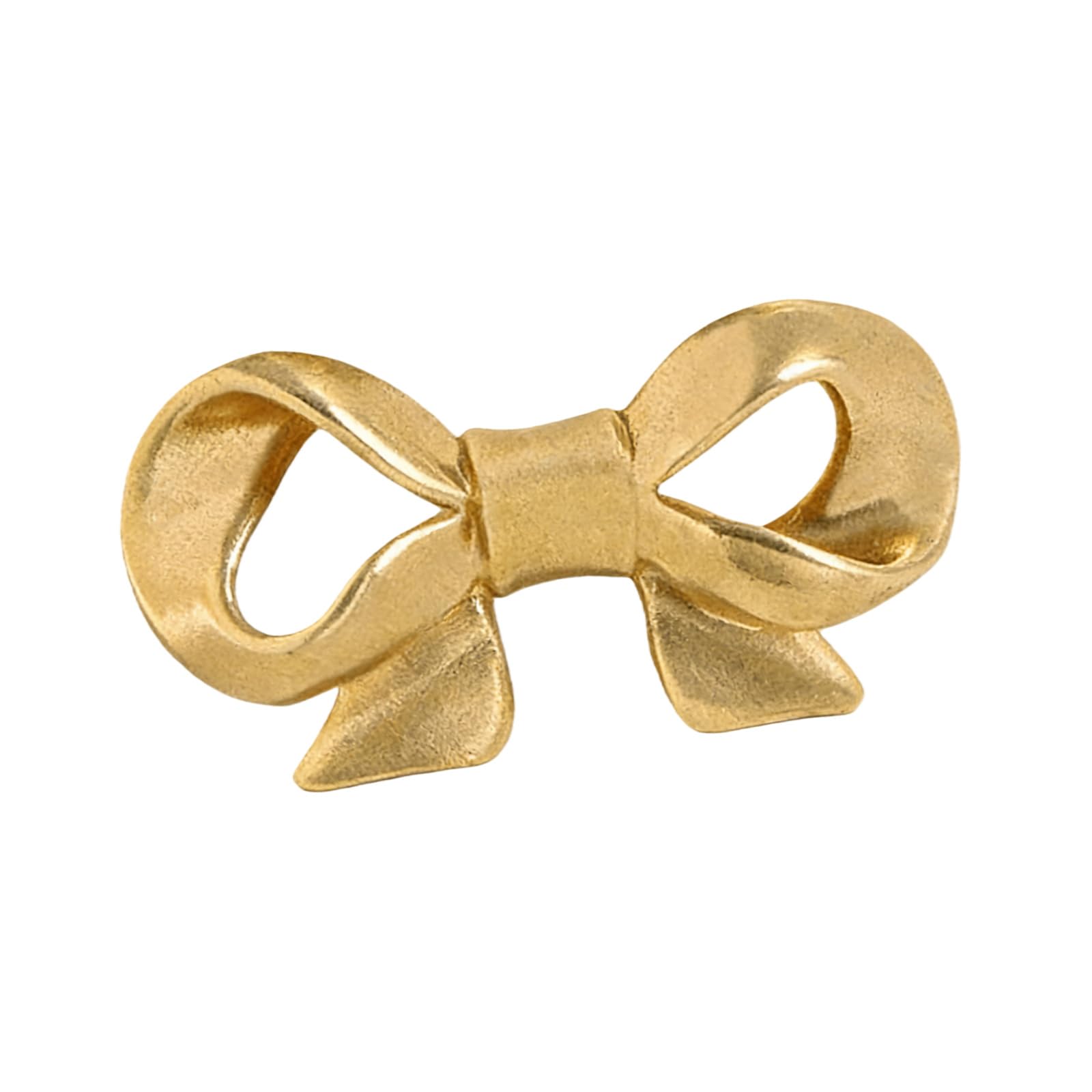 Elnwnnkc Gold Unique Wardrobe Knob Brass Cabinet Drawer Handle Cupboard Pulls Bowknot Shape Furniture Decoration Bowknot Shape Drawer Handles Dressers Replacement