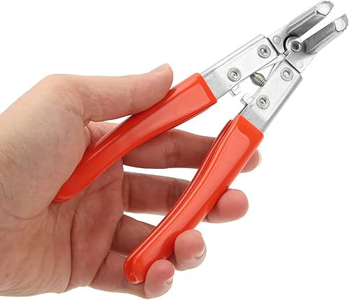 Alicates de batería Alicates para terminal de batería, cabeza en ángulo, construcción robusta, separador de terminales de batería roja, aleación de