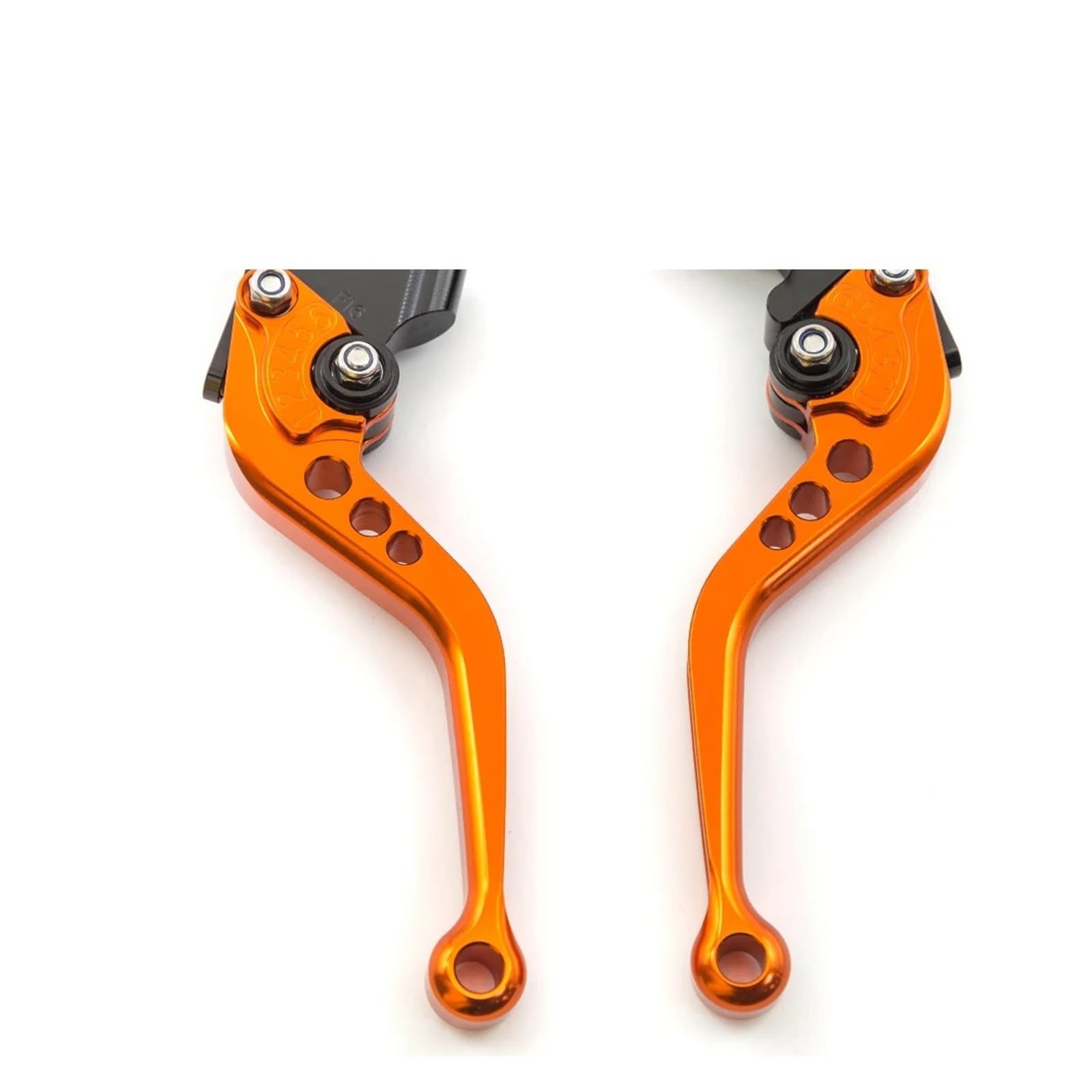 Dajmsuy Short Orange Motorbike Brake Clutch Lever For Fz1 For Fazer Gt Fz6 For S2 For Fz6r Fz8 Xj6 For Diversion For Abs For Fz6-Fazer F-16 Y-688 Motorcycle Brake Clutch Levers
