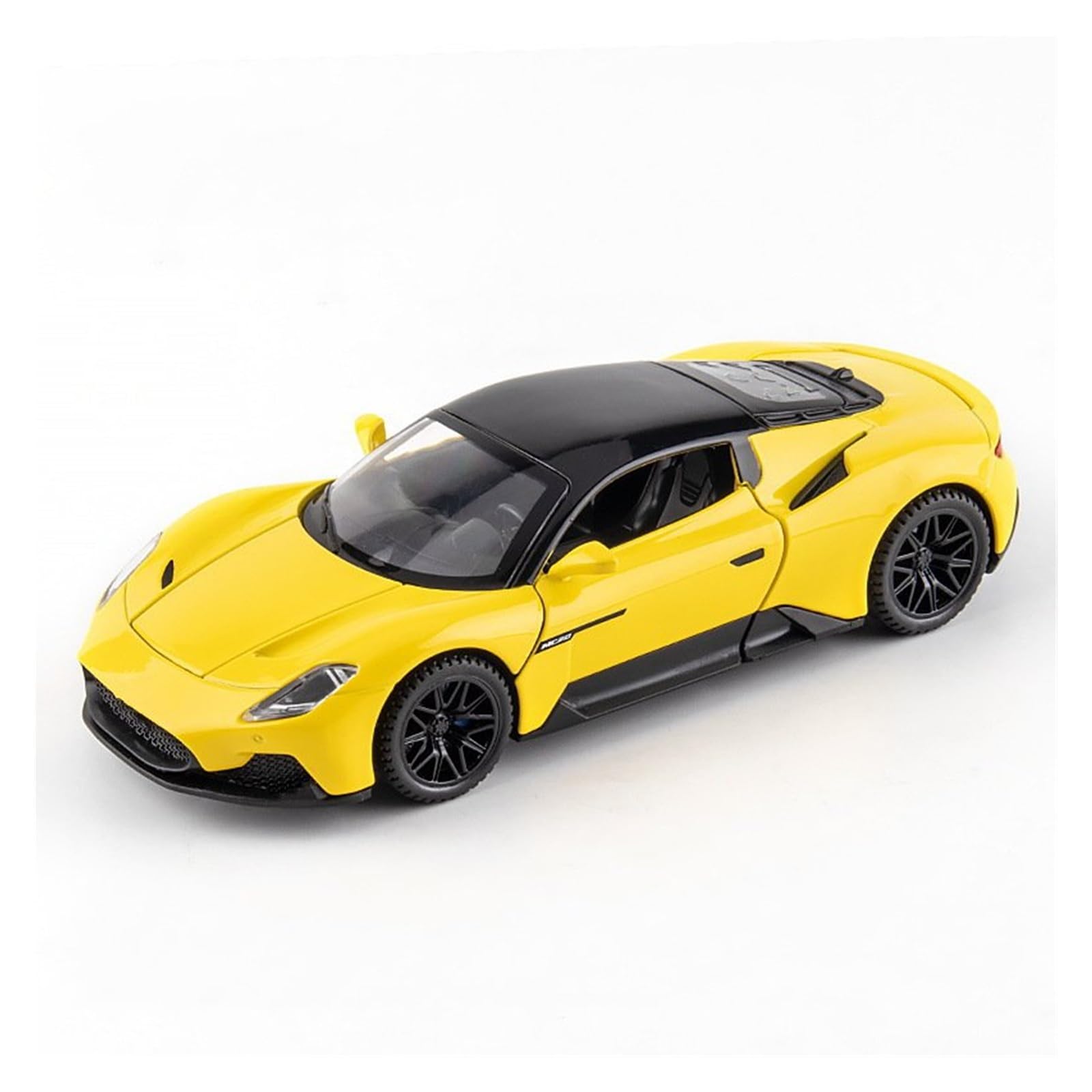 MOCALUX Scale Die-Cast Model Car 1:32 For Maserati MC20 Alloy Metal Diecast Model Car Collections(Yellow)