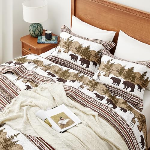 Ppolca Christmas Cabin Quilt Sets Queen thumb #2