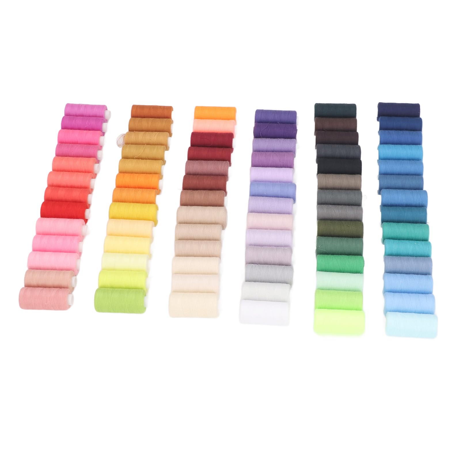 Set di fili da cucito, 400 yard, 80 colori, fili per macchina da cucire in poliestere, assortimento di fili per cucito a mano con bobine antinodo per quilt artigianale, ricamo e