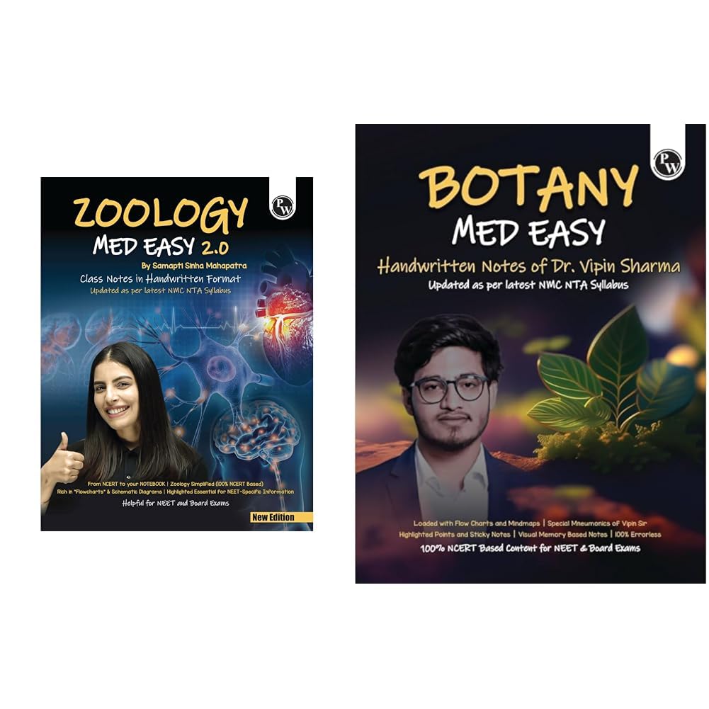 Buy PW Zoology Med Easy 2.0 For NEET and Board Exams 2025-26 and