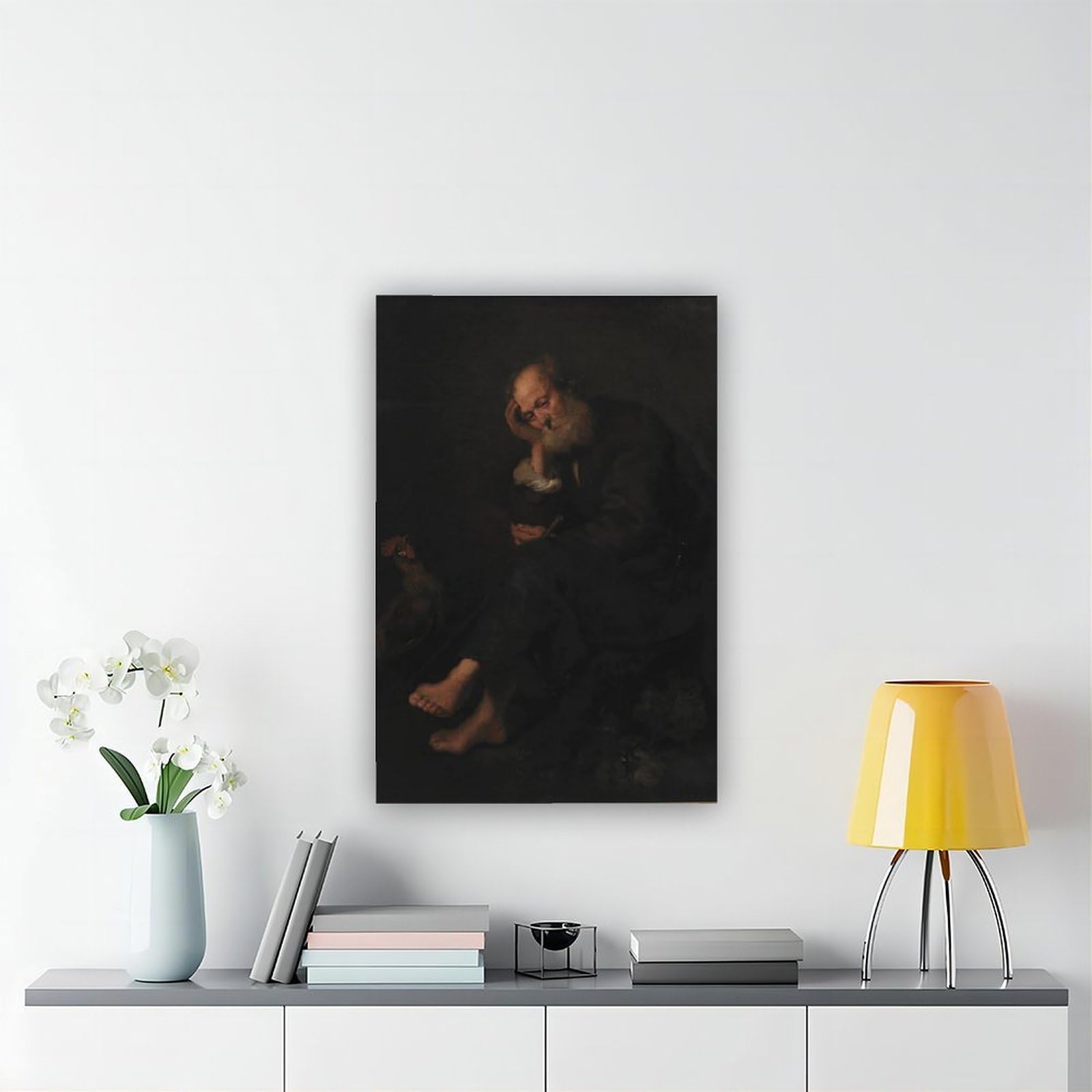 Karel Van III Impression sur toile décorative pour chambre à coucher, bureau 50 x 75 cm
