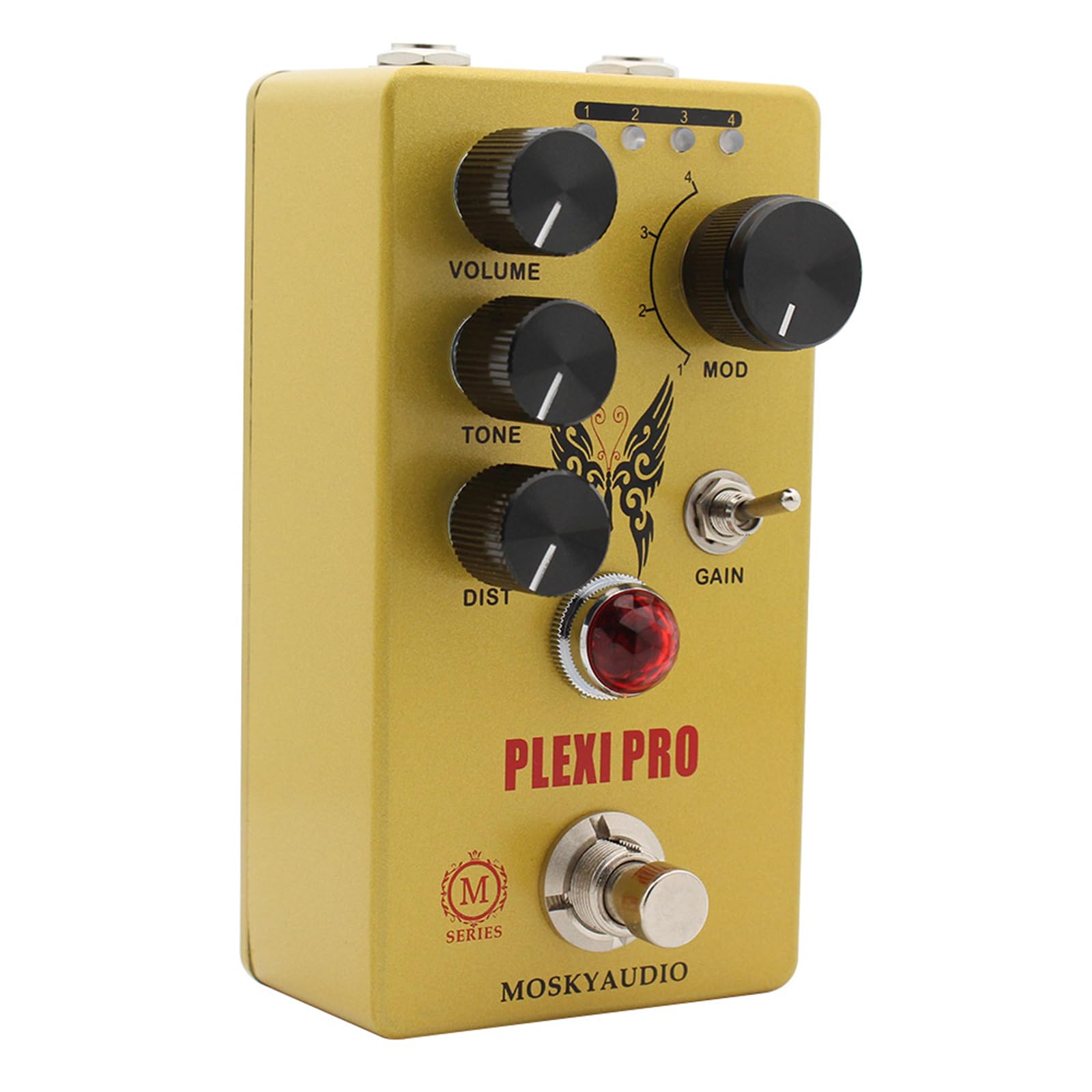 PLEXI PRO Distortion efektów gitarowych True Bypass przełączanie