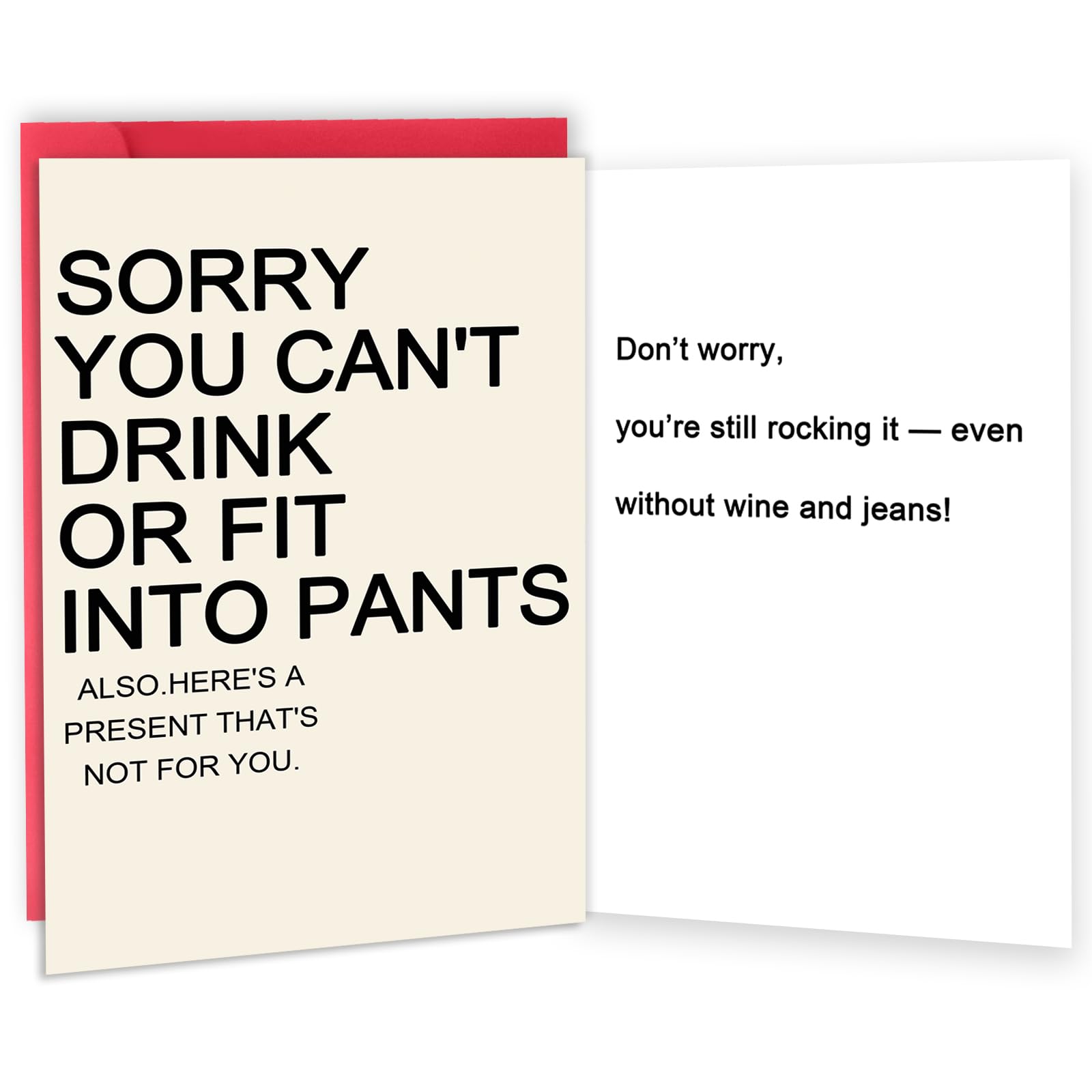 MOROLURU Funny Baby Shower Card for New Mum Dad Friend Him Her, Cute New Baby Arrival Expecting Cards for Women Men, Sarcastic Greeting Card for