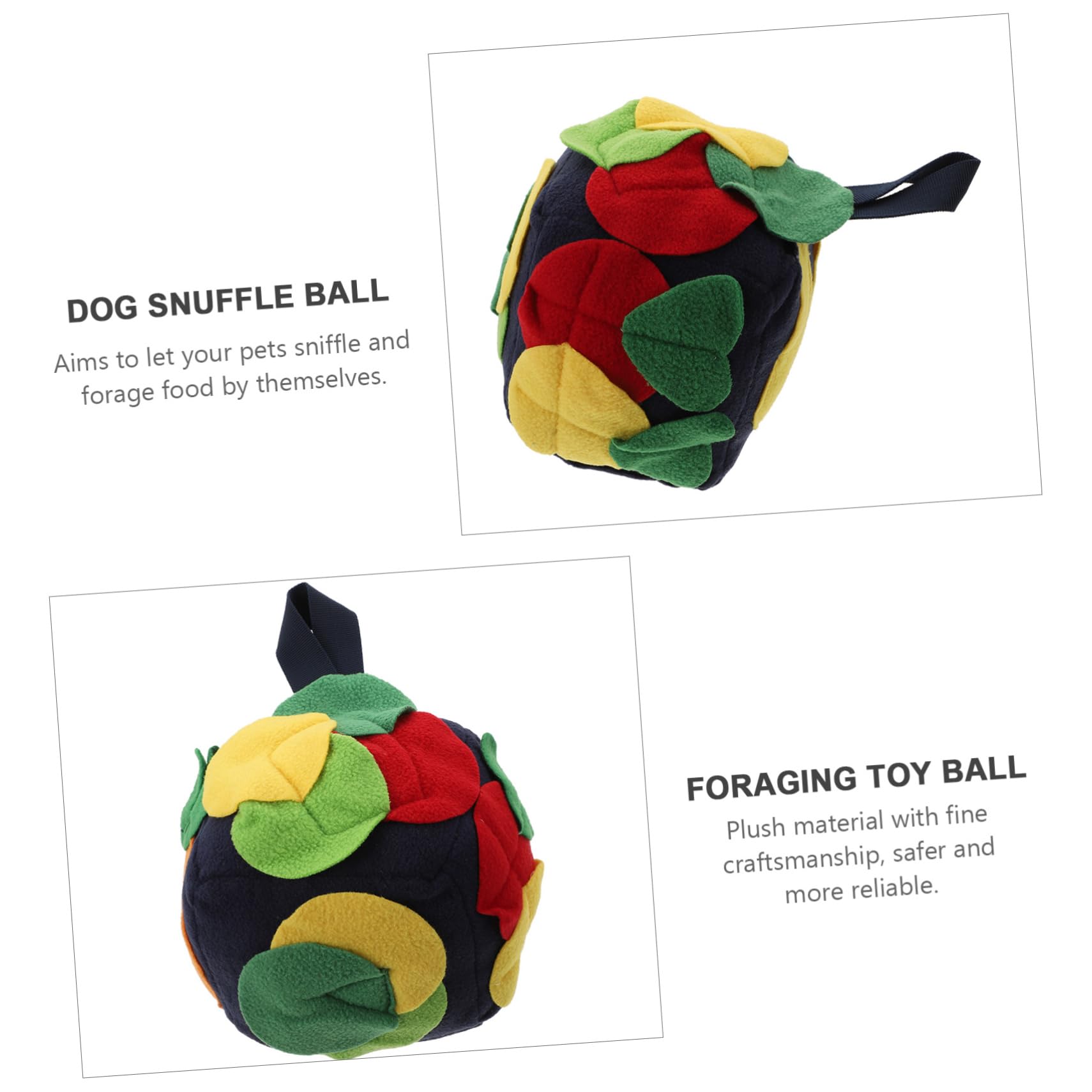 FOMIYES 2stücke Dog Snuffle Interaktives Futterspielzeug Für Hunde Schnüffelndes Leckerli-Dispenser Fördert Geruchssinn Und Verhindert Übergewicht Vintage