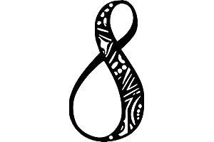 Henna House Numbers: Distinguished Floating Metal Address Signs for Exterior Decor