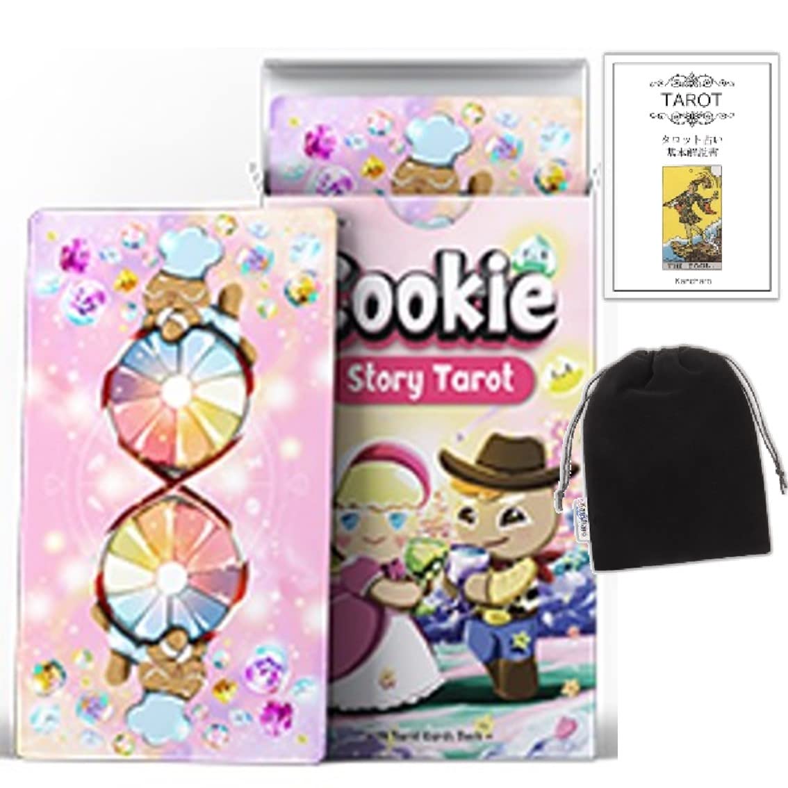 正規品・入手困難]Cookie Story Tarotクッキーストーリータロット Amazon | Kancharo タロットカード 79 枚 タロット占い