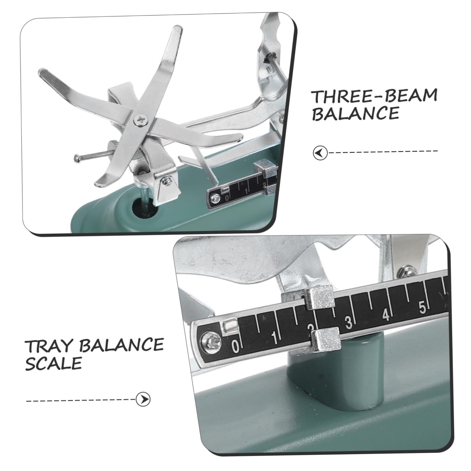 ABOOFAN 2 Set Bilancia Portatile Pesi Di Bilanciamento Della Scala Elettronico Pesi Di Calibrazione Pesatura Trave Scale Di Industriale Per Gomma Da Cancellare