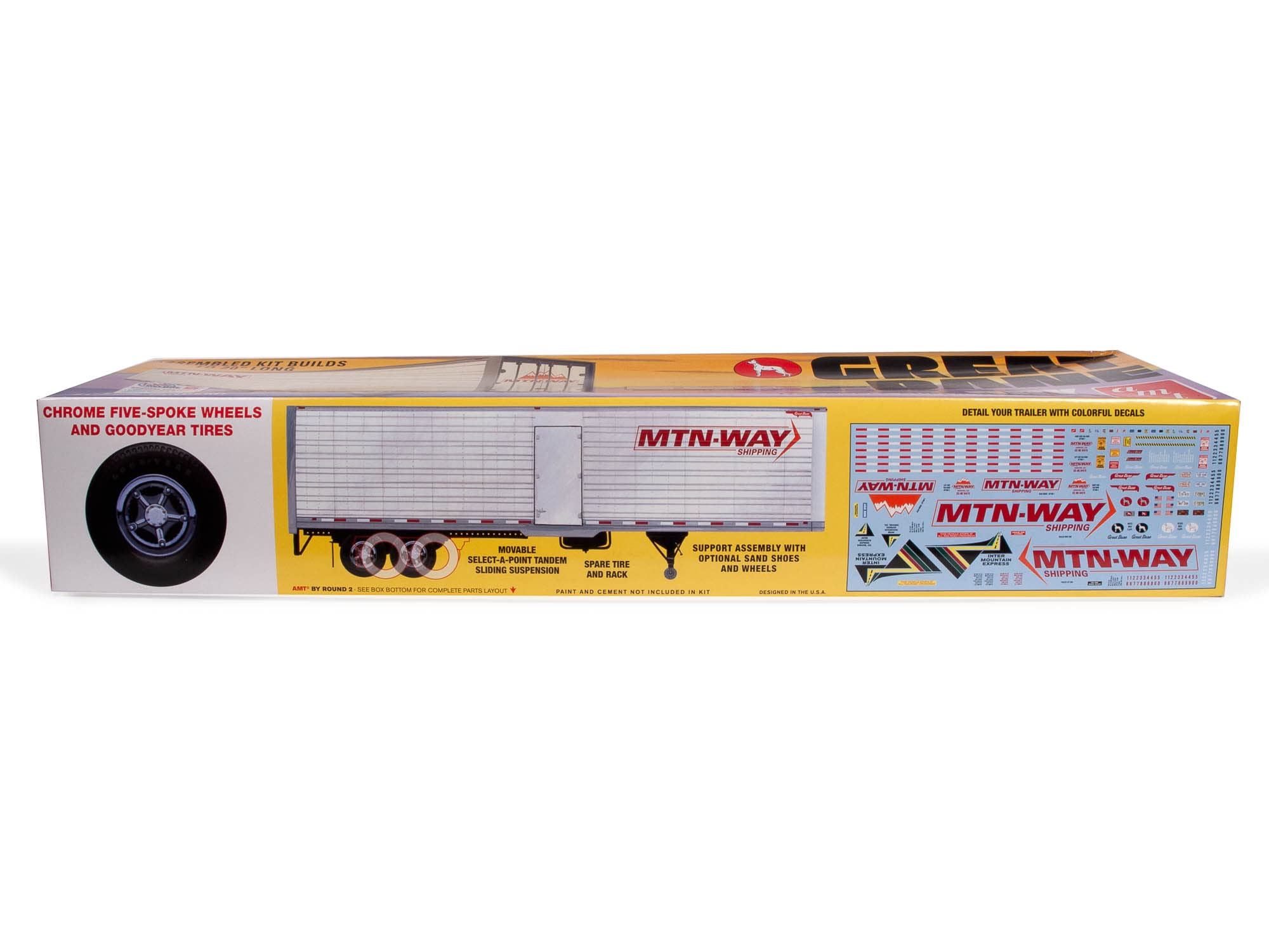 Amazon | AMT 1/25 グレートデン ドライバントレーラー プラモデル 