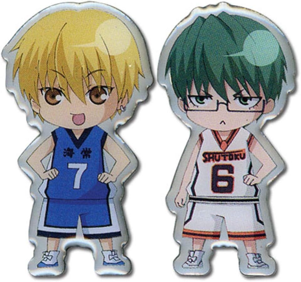Kuroko's Basketball Ryota And Yukio SD Metal Pin