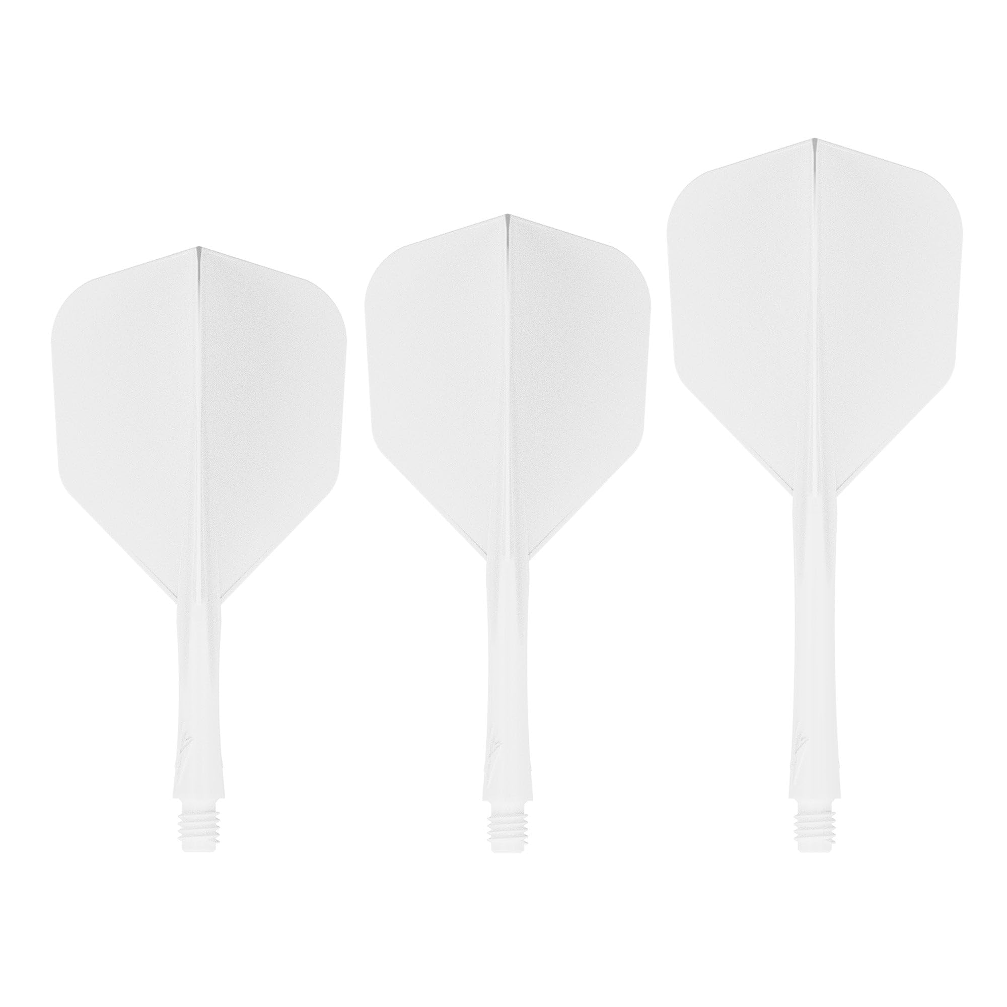 Caliburn | SUP Lite Dart Flights | Moulded Flight & Shaft | Standard No6 | White | Multiple (Short)
