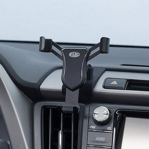 BEHAVE Soporte de teléfono para Toyota RAV4, soporte de teléfono de automóvil para Totota RAV4 2013-2018, soporte de teléfono ajustable para iPhone