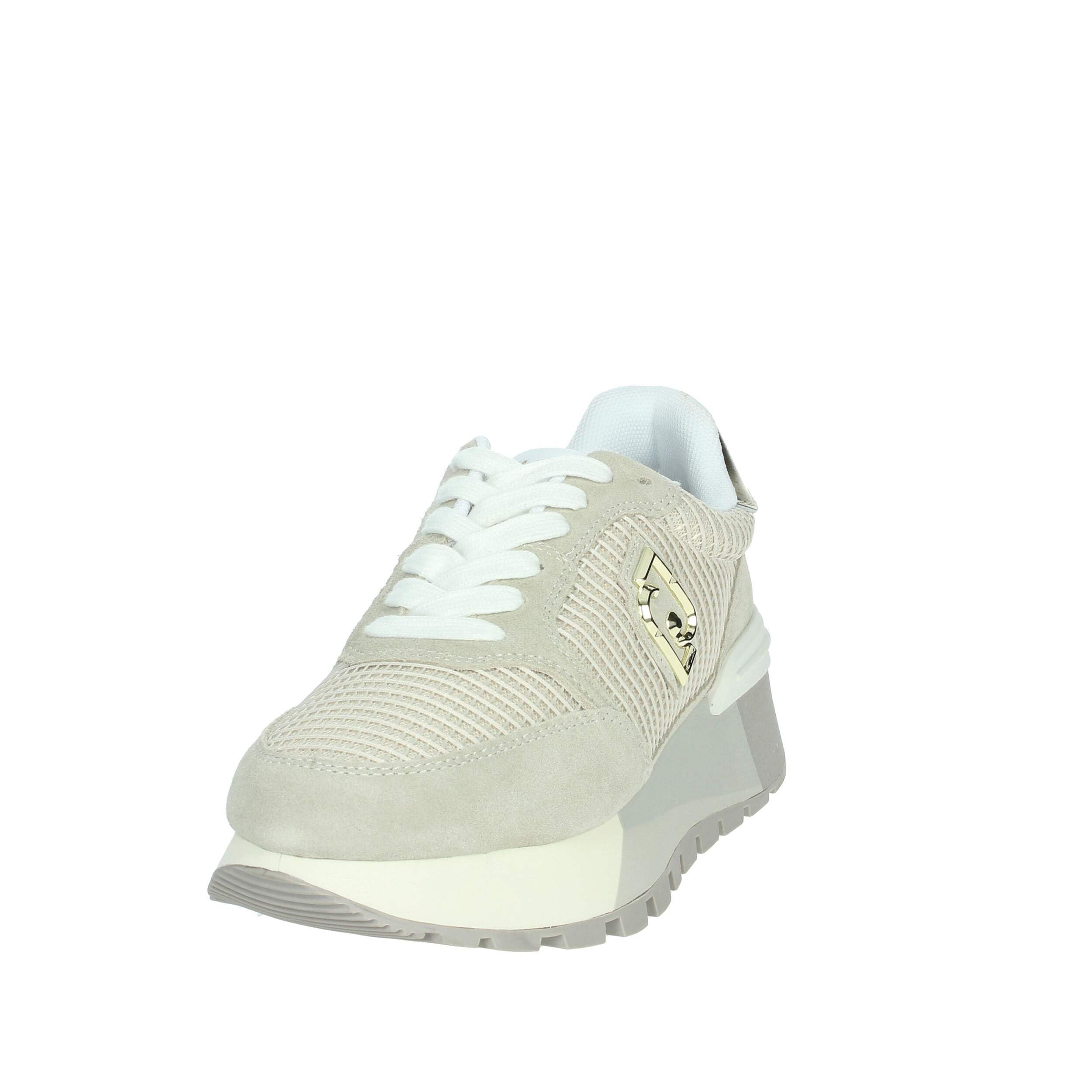 LIU.JO Sneakers con Zeppa Donna - Oro Modello BA5049PX027S1803 BA5049PX027S1803 Mesh
