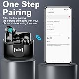 2026 Kopfhörer Kabellos Bluetooth 5.4, 6D Stereo Bluetooth Kopfhörer, 56Std Tiefer Bass ENC Noise Cancelling Wireless Earbuds, 3g Mini USB-C in Ear Ohrhörer, IP-X7 Wasserdicht Headphones Android iOS - 6