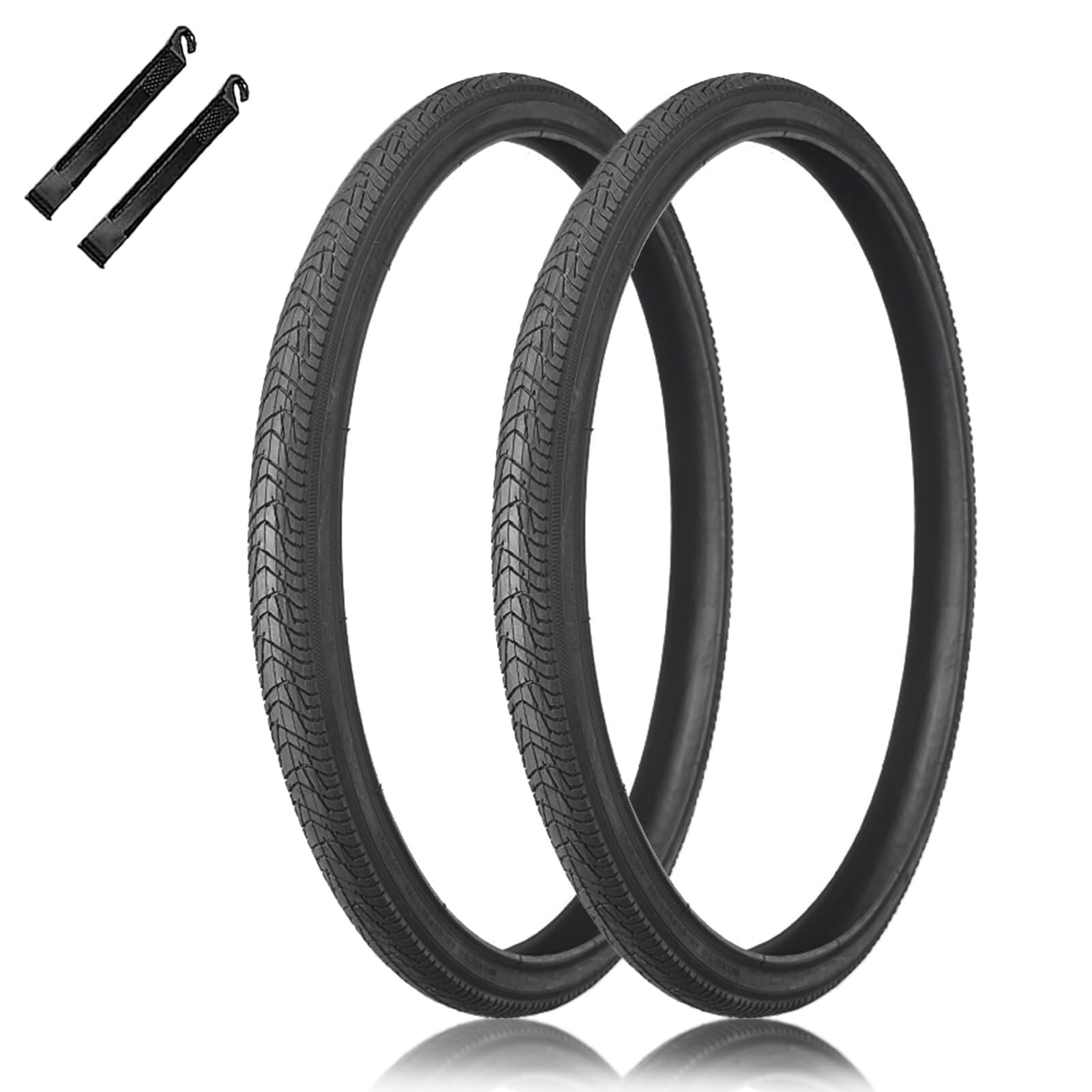 2PCS 700x38c(38-622) Pneumatici Per Biciclette Con 2 Leve 700 38c(38-622) Accessori Di Ricambio Per Biciclette Ad Alte Prestazioni Anti-foratura, Compatibili Con Bici Da Strada