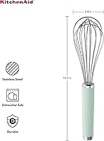 Vista 3 de KitchenAid Batidor clásico utilitario, 10.5 pulgadas, pistacho