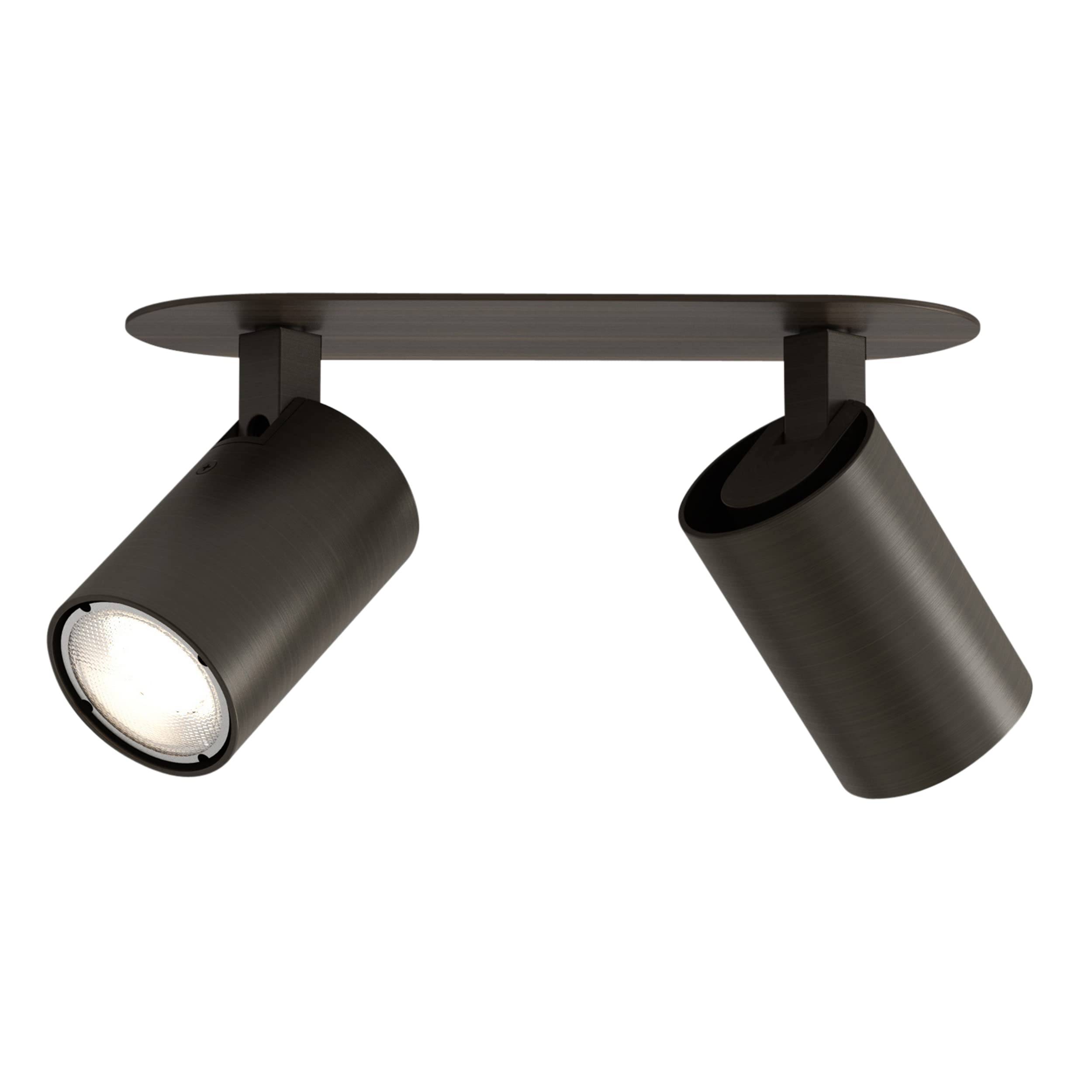 Astro Bronze Ascoli Twin Recessed Gu10 Spotlight In