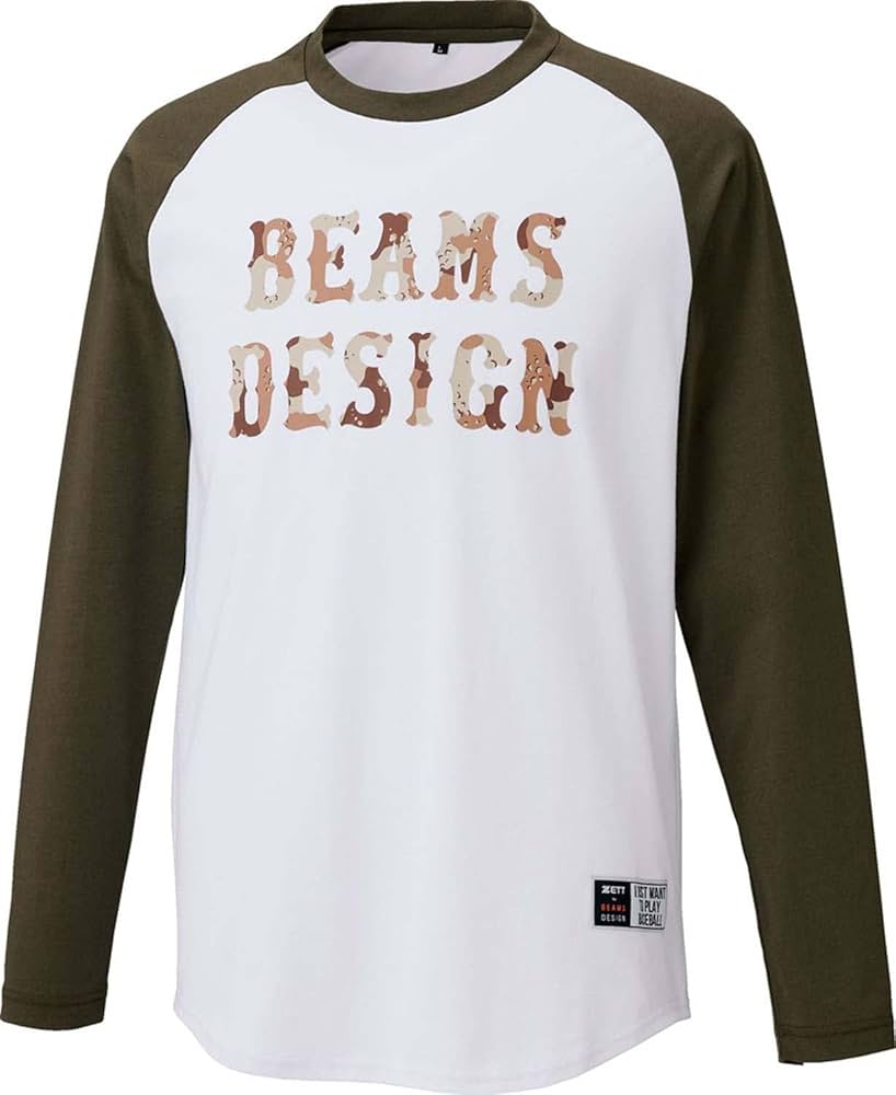 Amazon.co.jp: [ゼット] 野球 ロングTシャツ by BEAMS DESIGN