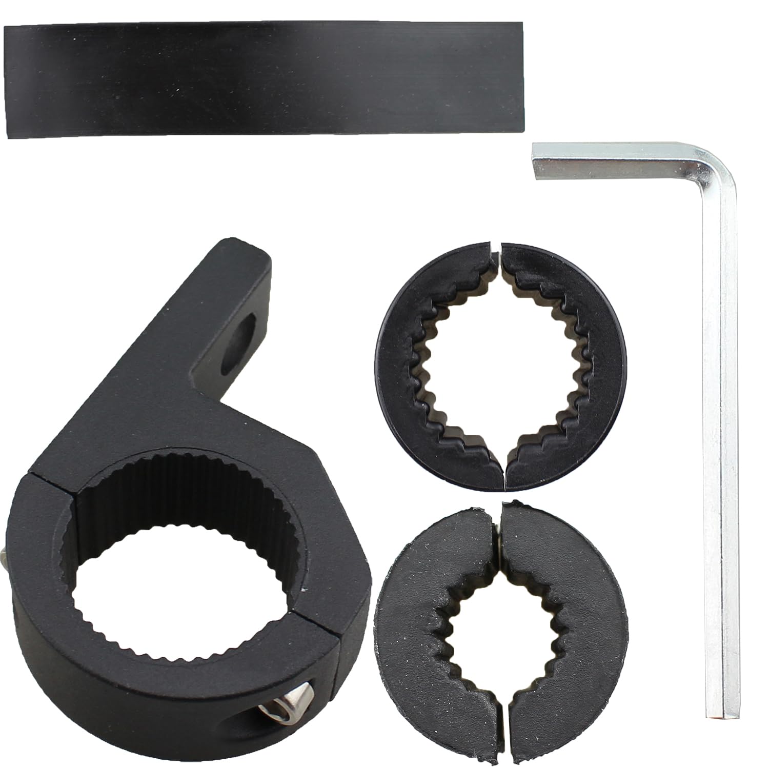 TAODAN 0.75x1x1.25inch Aluminium Alloy Car Horizontal Crash Bar Mounting Bracket Suitable for HID Halogen Spotlight Fog Lamp