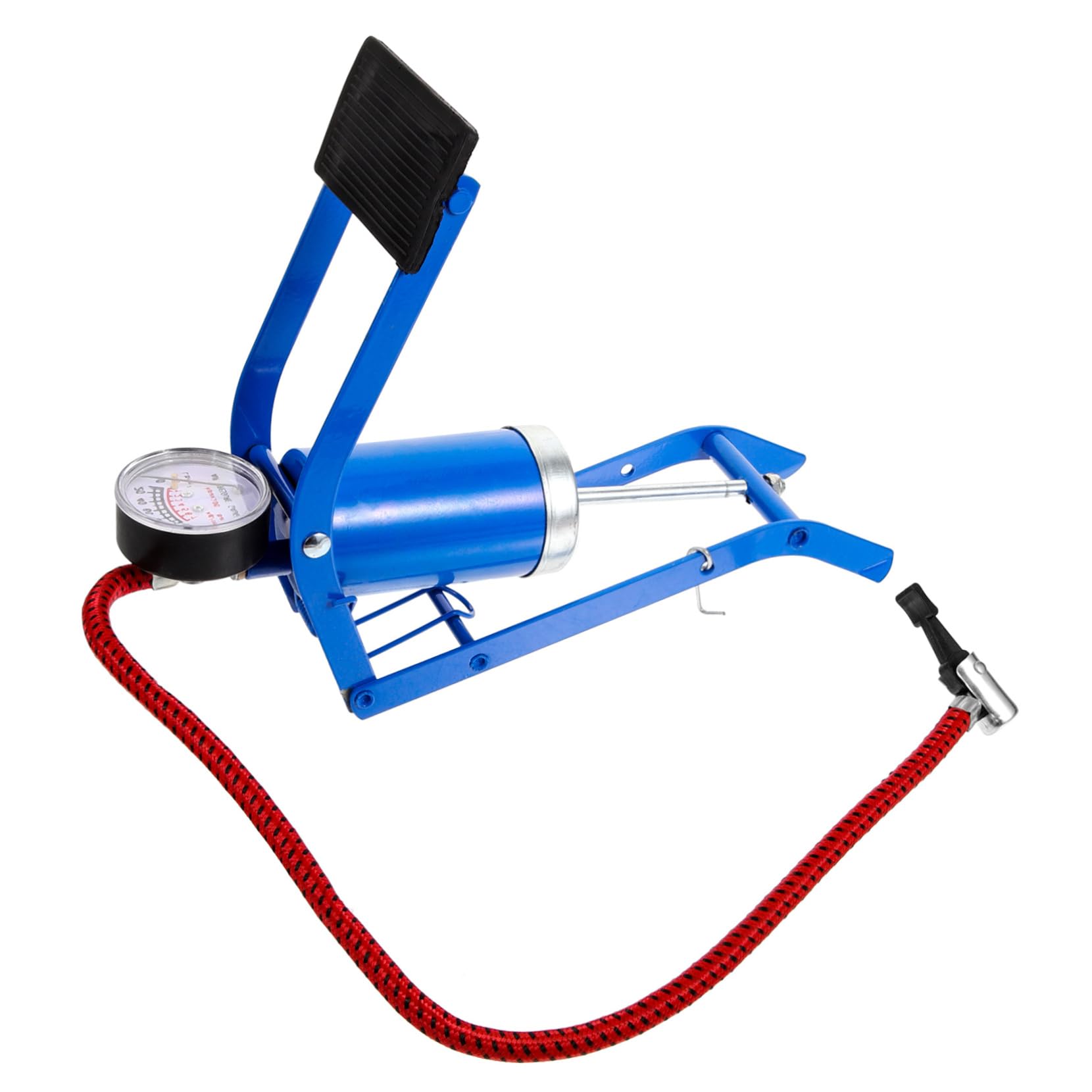 POPETPOP Hochdruck-fußpumpe Reifeninflator Fahrradpumpen Für Fahrräder Pumpbike Reifenpumpe Luft Pumpe Für Den Zyklus Standpumpe Für Fahrradreifen Aktivierte Standpumpe Eisen Blue