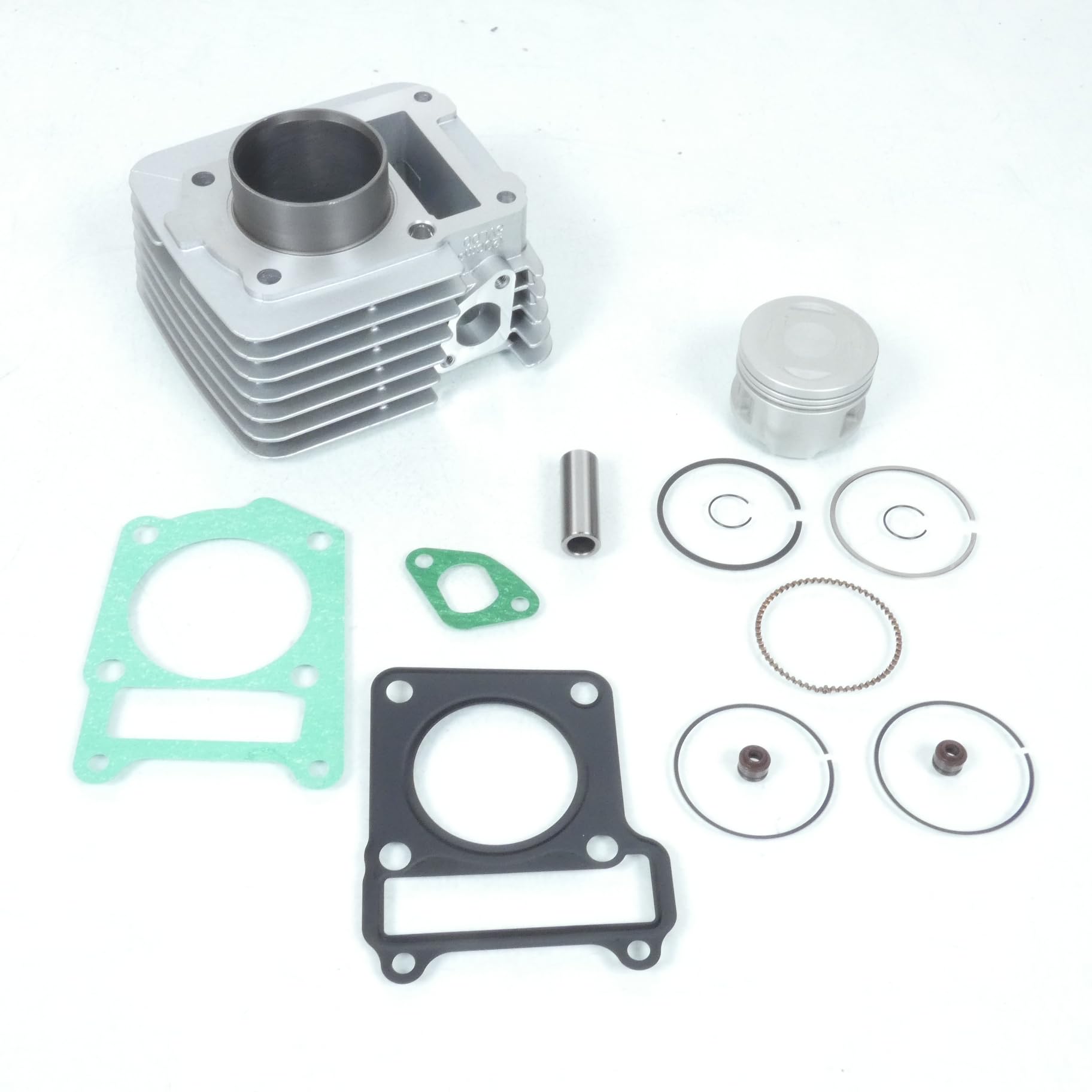 Kit de cilindro y pistón P2R compatible con motocicleta Yamaha 125 YBR Ø54mm / Eje Ø15mm / 5VL00