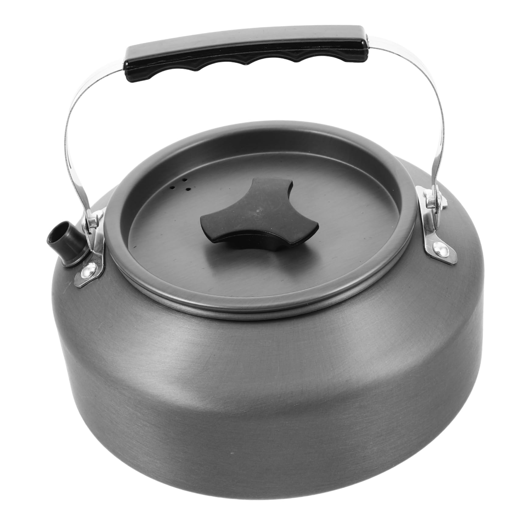 SUPVOX Aluminium Alloy Outdoor Tea Kettle Compact Camping Water Pot Portable Pot for Tea