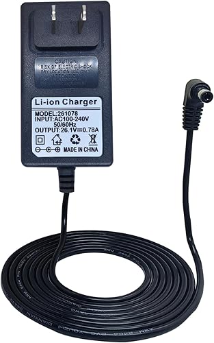 Miniatura 2 de Cargador de repuesto para aspiradora Dyson V7 V8 V6 SV03 SV04 Motorhead batería de 21.6 V, adaptador de corriente de 26.1 V, cable de carga de 6 pies