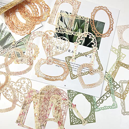 40 Pcs Vintage Cutout Lace Scrapbook Paper Scrapbooking Supplies Kit Decorative Paper Collage Junk Journaling For Art Journaling Bullet Junk Journal Planners Album Notebook Craft #TOP3