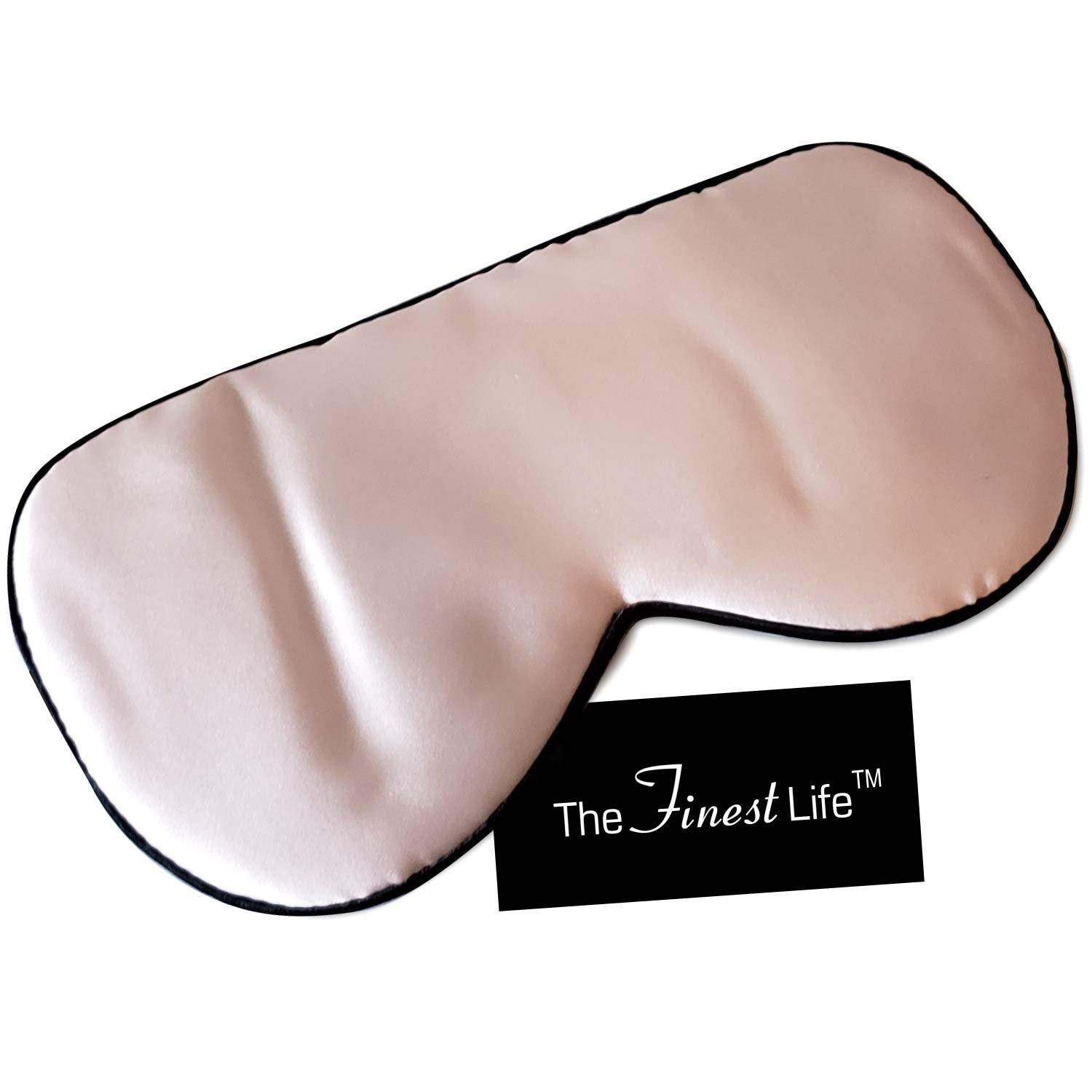 Pure Silk Sleep Mask Great for Sleep, Eye Mask, Blindfold, Premium Quality with Adjustable Strap, Sleeping Aid, Perfect for Women and Men (Pink)