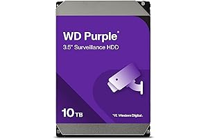 Western Digital 10TB WD Purple Internal Hard Drive