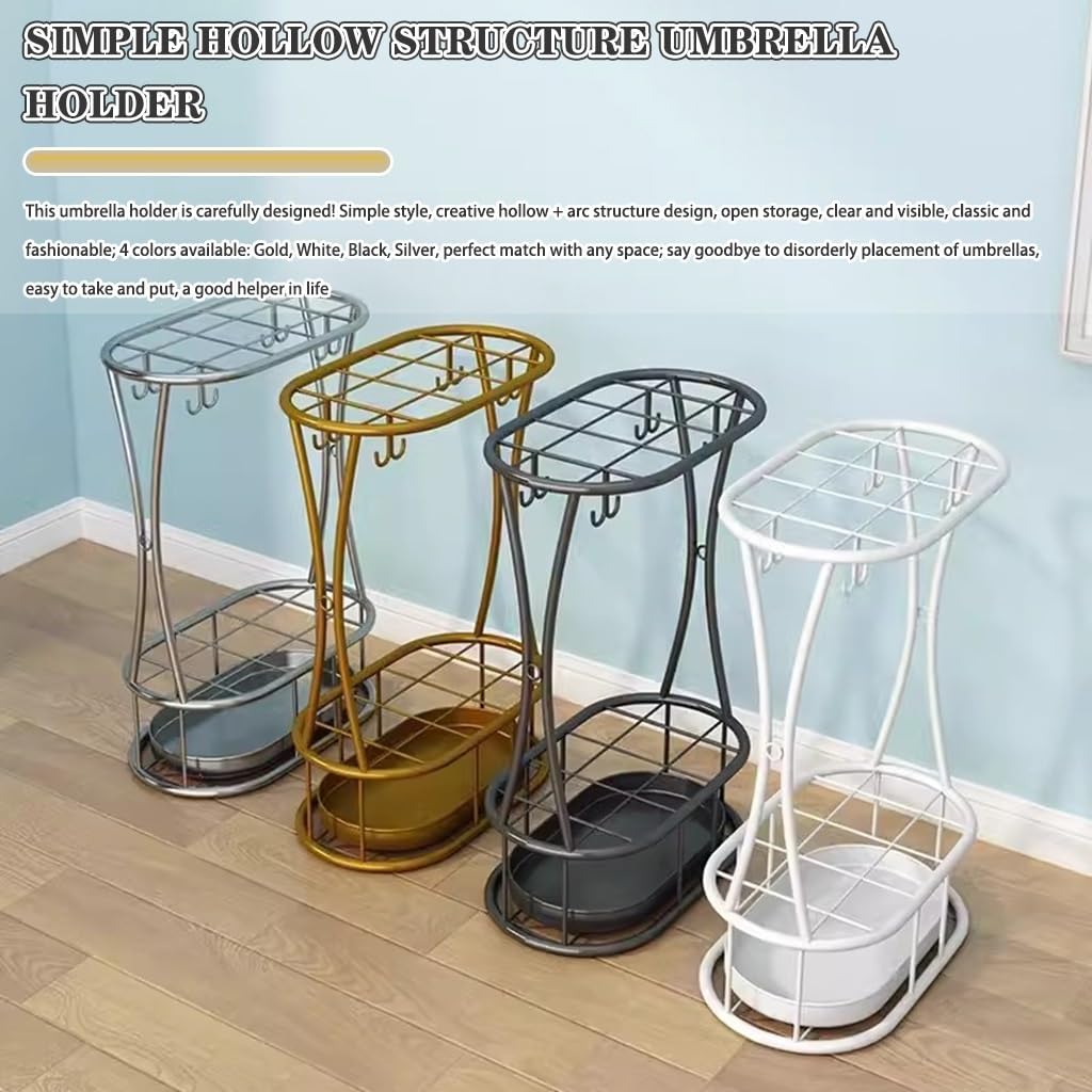 portaombrelli, For struttura cava in stile semplice da ingresso(Gold)