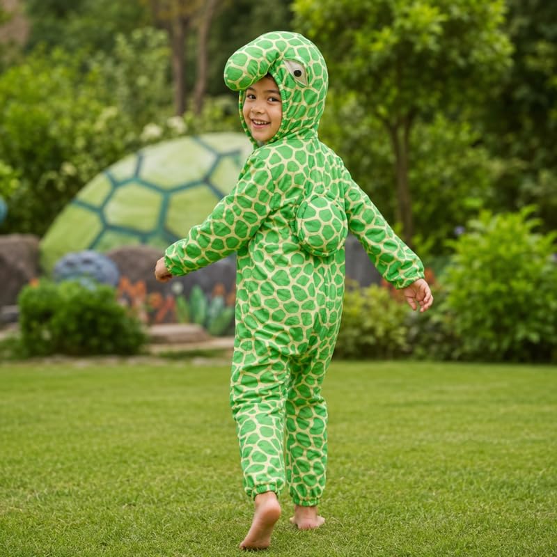 Image of Animal Costume for Kids | Plush Fancy Dress Costume for Boys & Girls |School Fancy Dress, Annual Day, Jungle Theme, Role Play, Halloween & Birthday Party