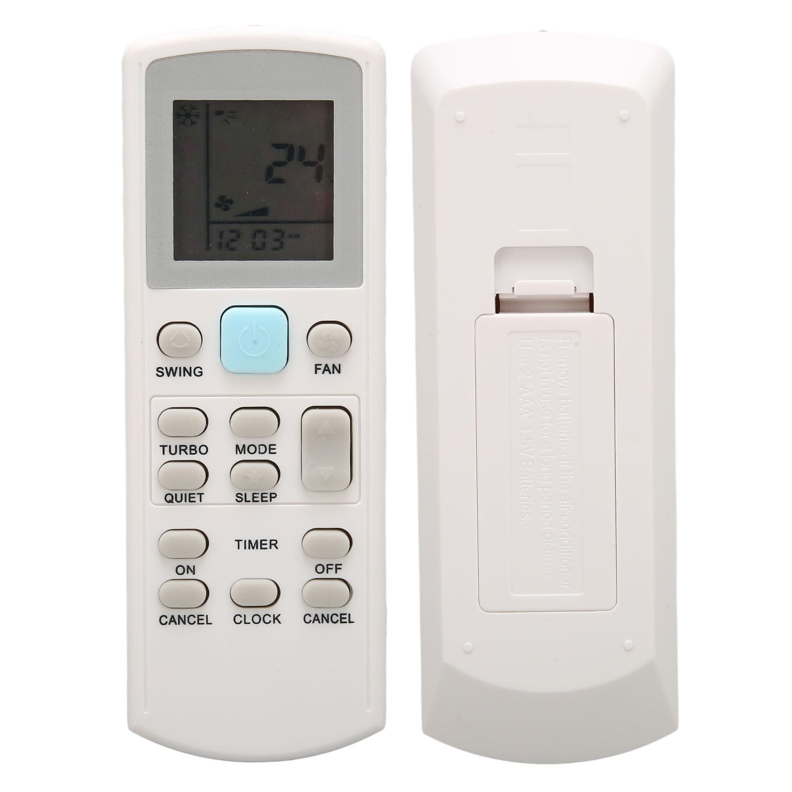 Goshyda Conditioner Remote Control Replacement Remote Control for APGS02 Conditioner (White)