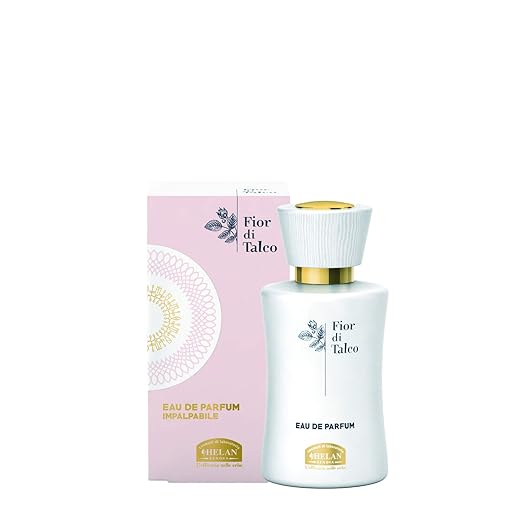 Helan, Fior di Talco, Perfume Mujer, Eau De Parfum Larga Duración - 50 ml - Made in Italy - Duración de 4-5 Horas