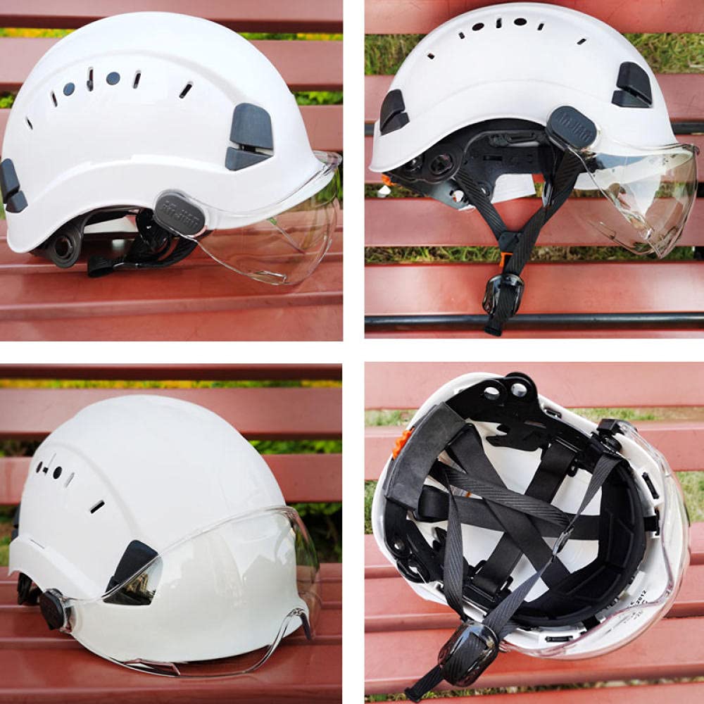 Casque d'escalade en extérieur Capuchon de sécurité Capuchon Dur Travaux de Sauvetage Hauts Casquette de Travail ABS de Haute qualité