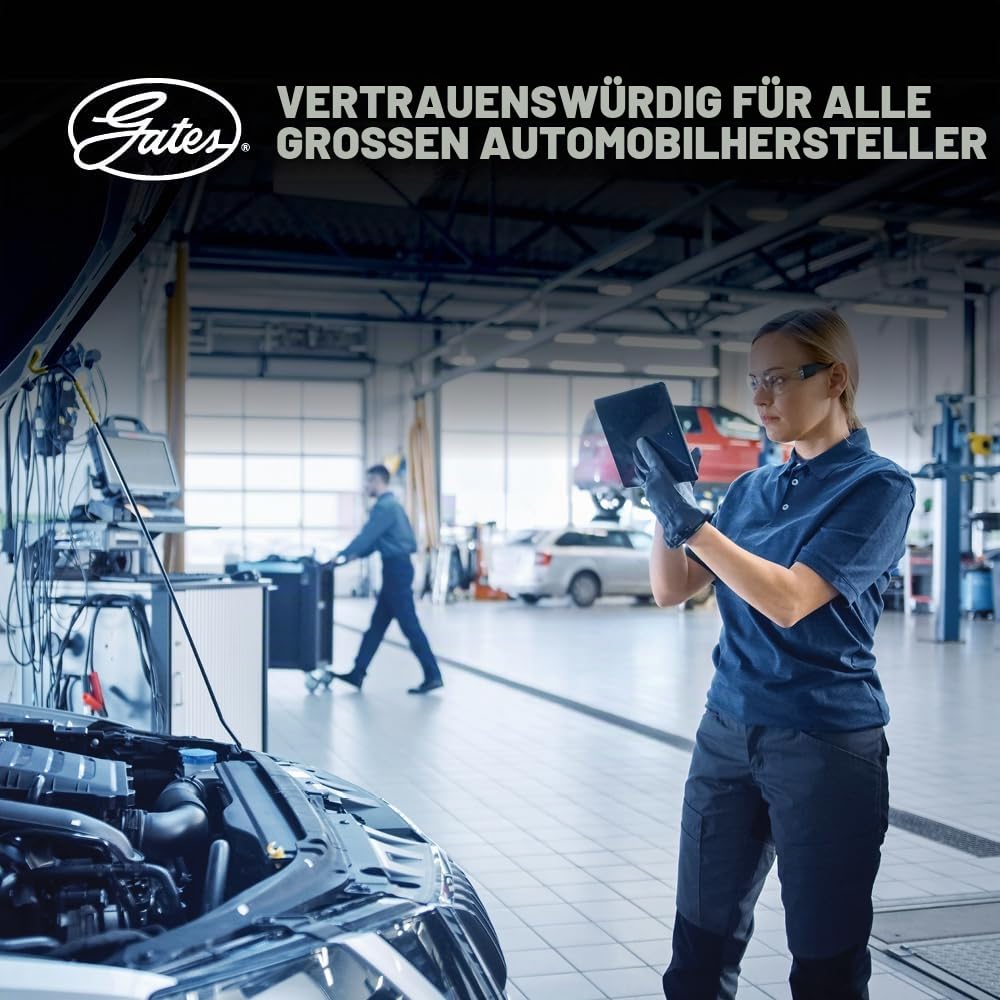 GATES KP15656XS Wasserpumpe + Zahnriemensatz Zähnezahl: 141 25,4 mm mit Wasserpumpe Kompatibel mit FORD Fiesta Mk6 Schrägheck JA8, JR8 FOCUS III Turnier MONDEO IV Turnier BA7 S-MAX WA6